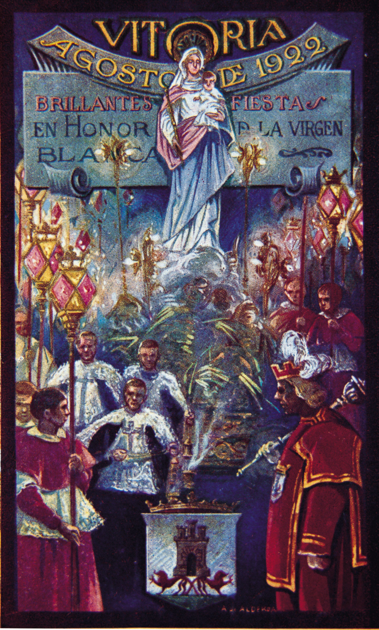 Fiestas en honor de la Virgen Blanca  